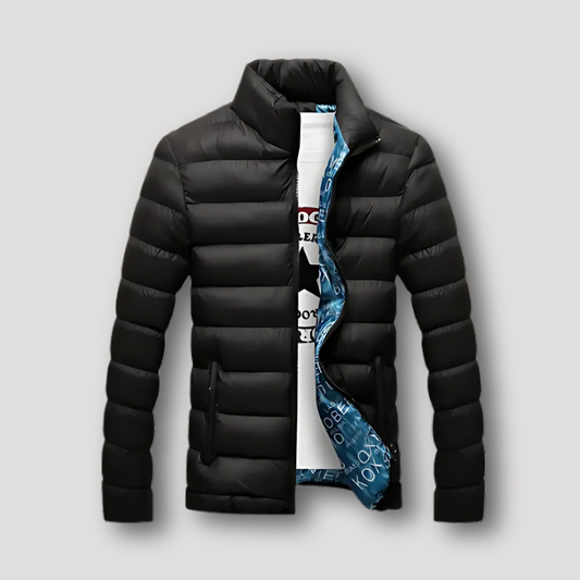 Binnenkant Print Lichtgewicht Winter Puffer Jas Mannen