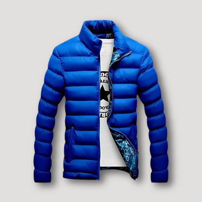 Binnenkant Print Lichtgewicht Winter Puffer Jas Mannen