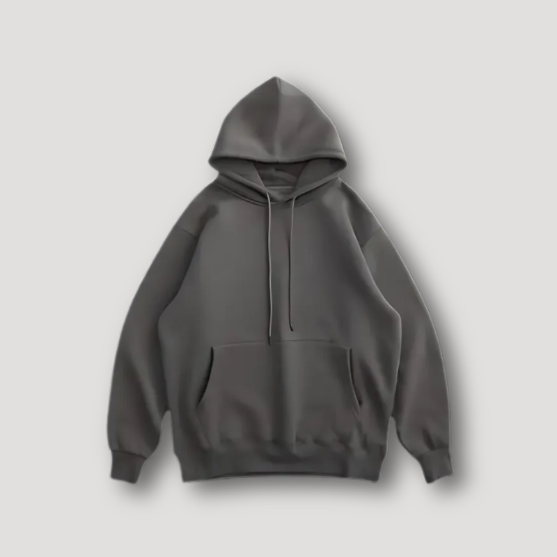 Eenvoudig  Oversized Minimalistisch Slordig Hoodie