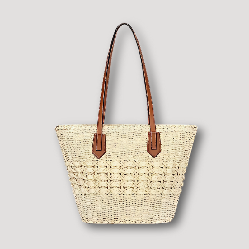 Eco-friendly Gevlochten Stro Strand Tote Bag