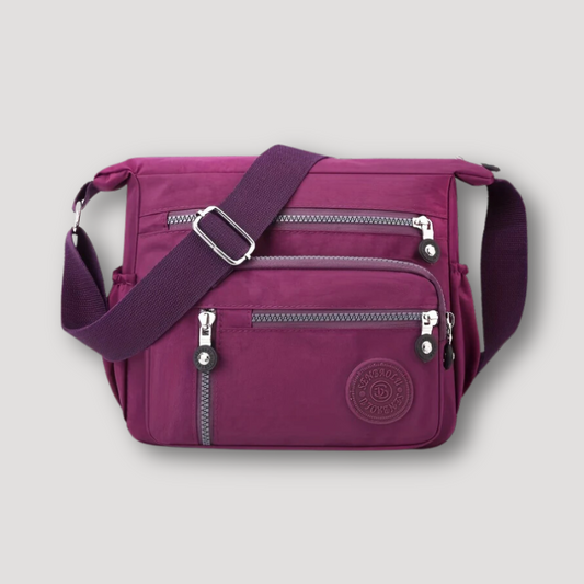 Rechthoekig Ruim Mat Afgewerkt Crossbody Tas