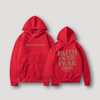 Biblical Quotes 'FAITH OVER FEAR' Oversized Hoodie