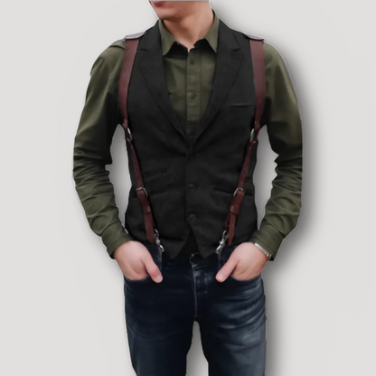 Traditioneel Getailleerd Wollen Vintage Robuust Waist Coat