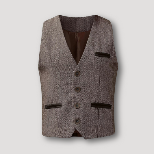 Traditioneel Getailleerd Wollen Vintage Robuust Waist Coat