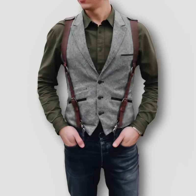 Traditioneel Getailleerd Wollen Vintage Robuust Waist Coat