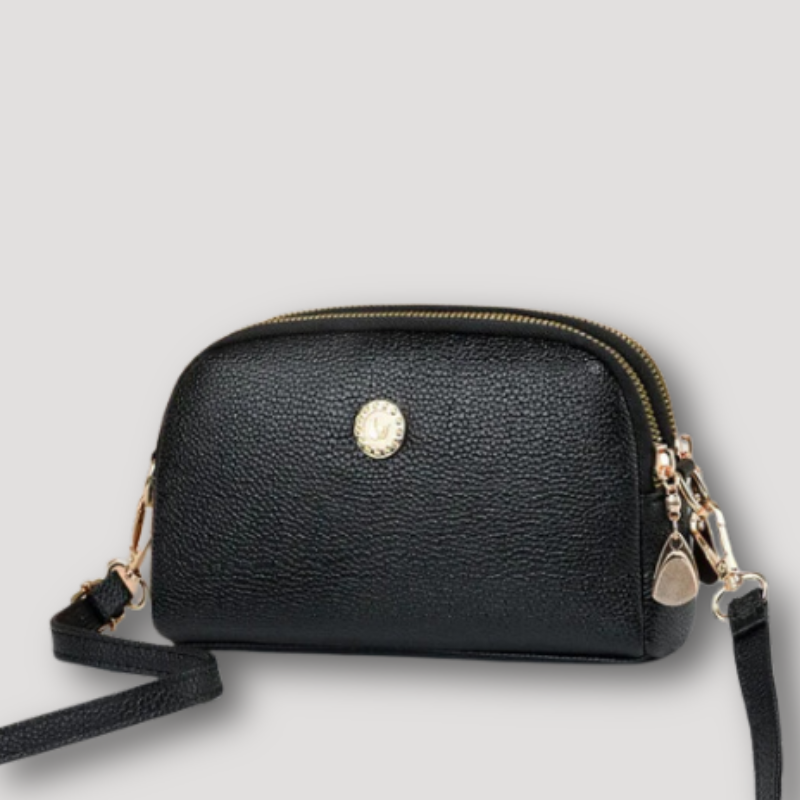 Casual Compact Gebogen Faux Leather Crossbody Bag