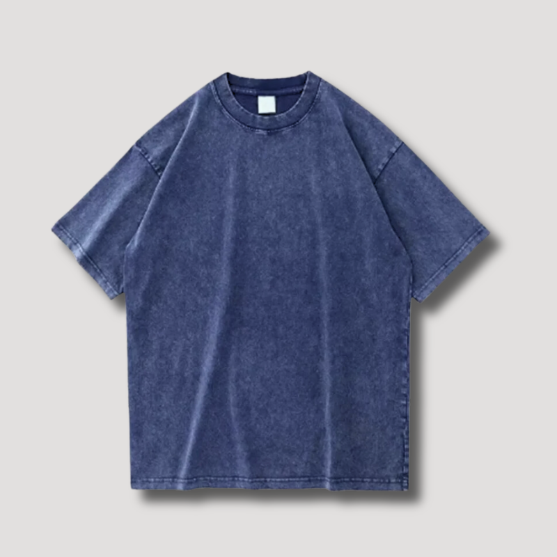 Vintage Style Oversized Gewassen T-shirt