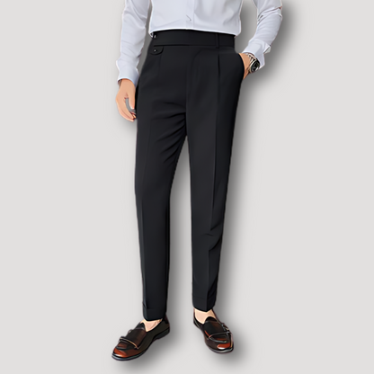 Business Casual Pleated Broek Heren