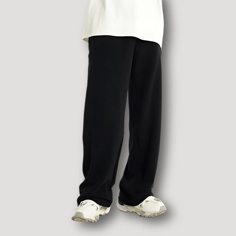 Zacht Knus Straight Leg Fleece Oversized Joggingbroek