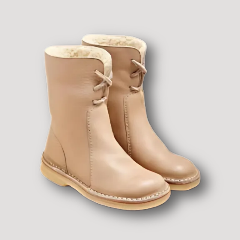 Leer Wol Waterdichte Voering Enkel Winter Boots Dames