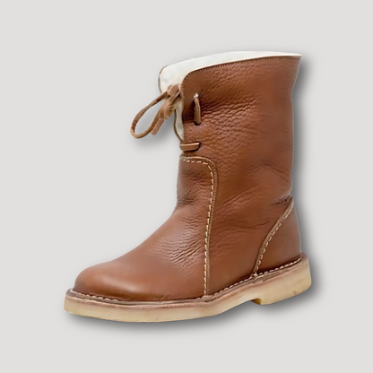 Leer Wol Waterdichte Voering Enkel Winter Boots Dames