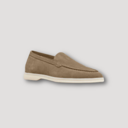 Heren Suède Bruine Penny Loafers