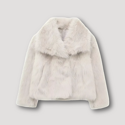 Trendy Luxe Faux Fur Winter Jas Voor Vrouwen