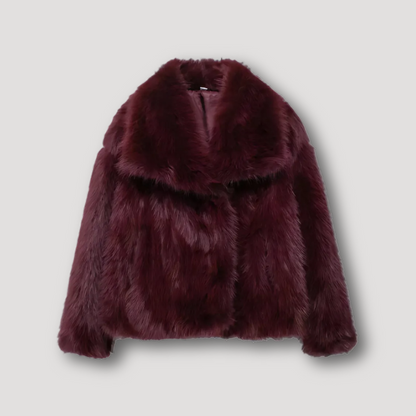 Trendy Luxe Faux Fur Winter Jas Voor Vrouwen