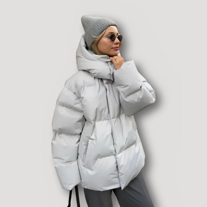 Geïsoleerde CapuchonOversized Puffer Jas Voor Dames