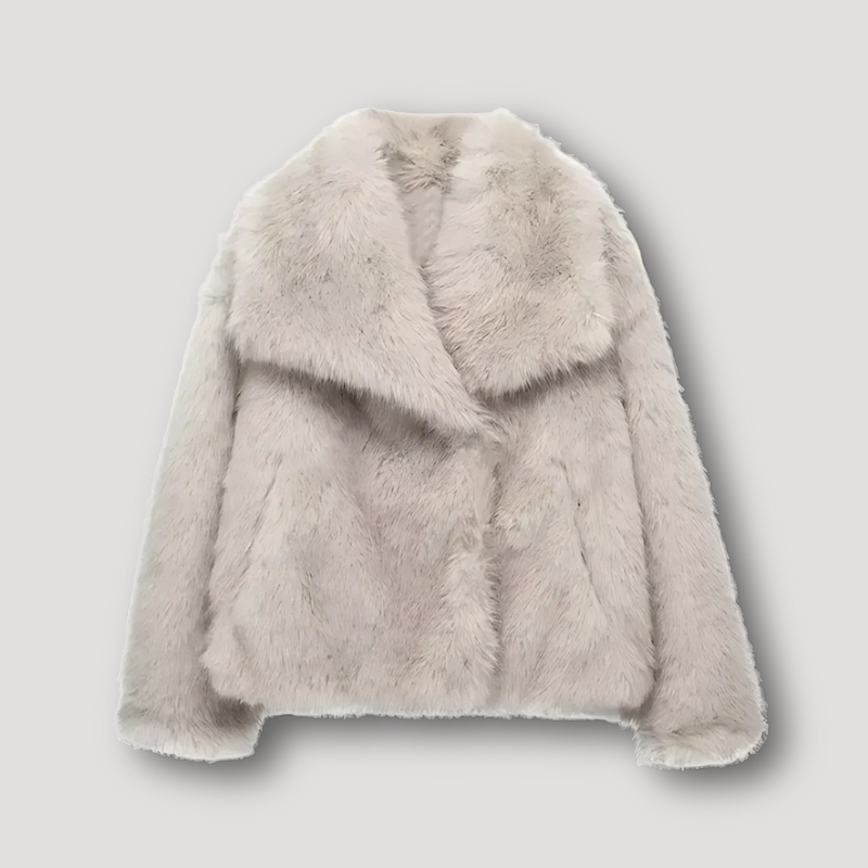 Faux Fur Zacht Pluche Jas Winter Coat Dames