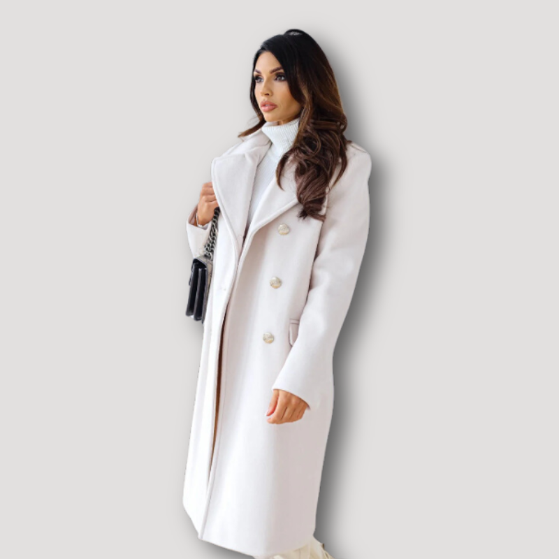 Klassiek Kapkraag Dubbel Breasted Trench Coat