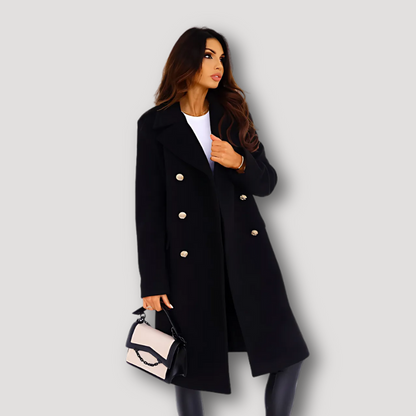 Klassiek Kapkraag Dubbel Breasted Trench Coat