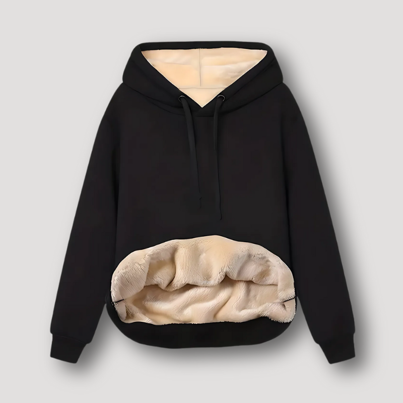 Fleece Gevoerd Oversized Trui Hoodie