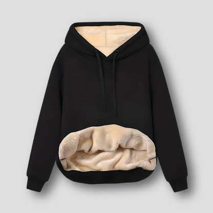 Fleece Gevoerd Oversized Trui Hoodie