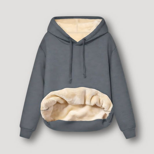 Fleece Gevoerd Oversized Trui Hoodie