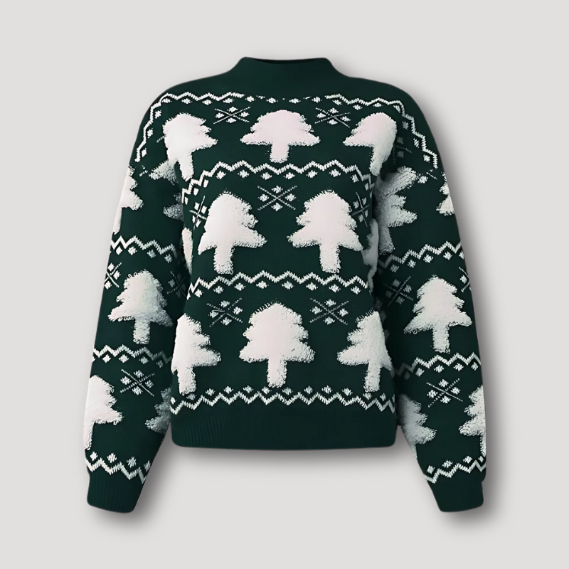 Gebreide Trui Kerstmis Sweater Voor Dames