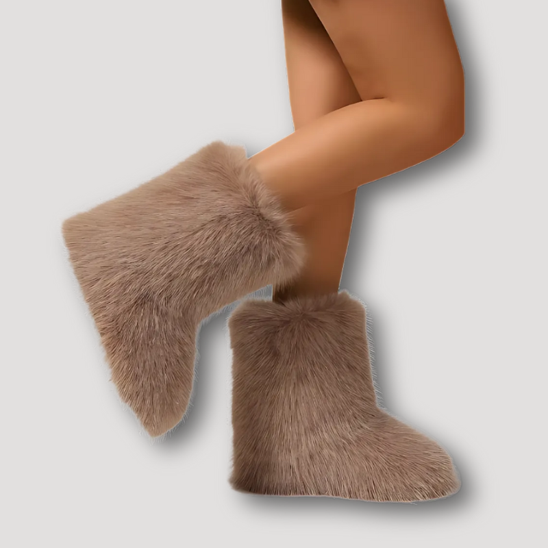 Pluche Faux Fur Winter Boots Dames