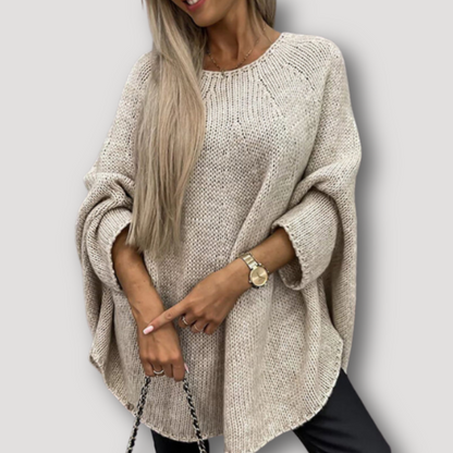 Oversized Dolman Mouwen Gebreid Trui Dames