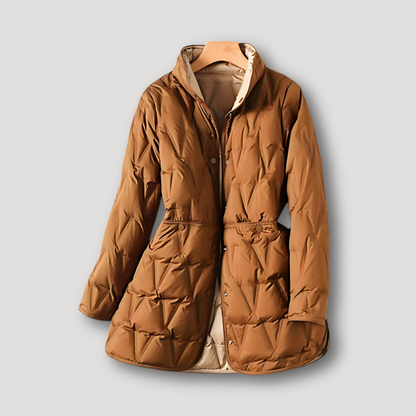 Diamond Gewatteerd Dames Coat