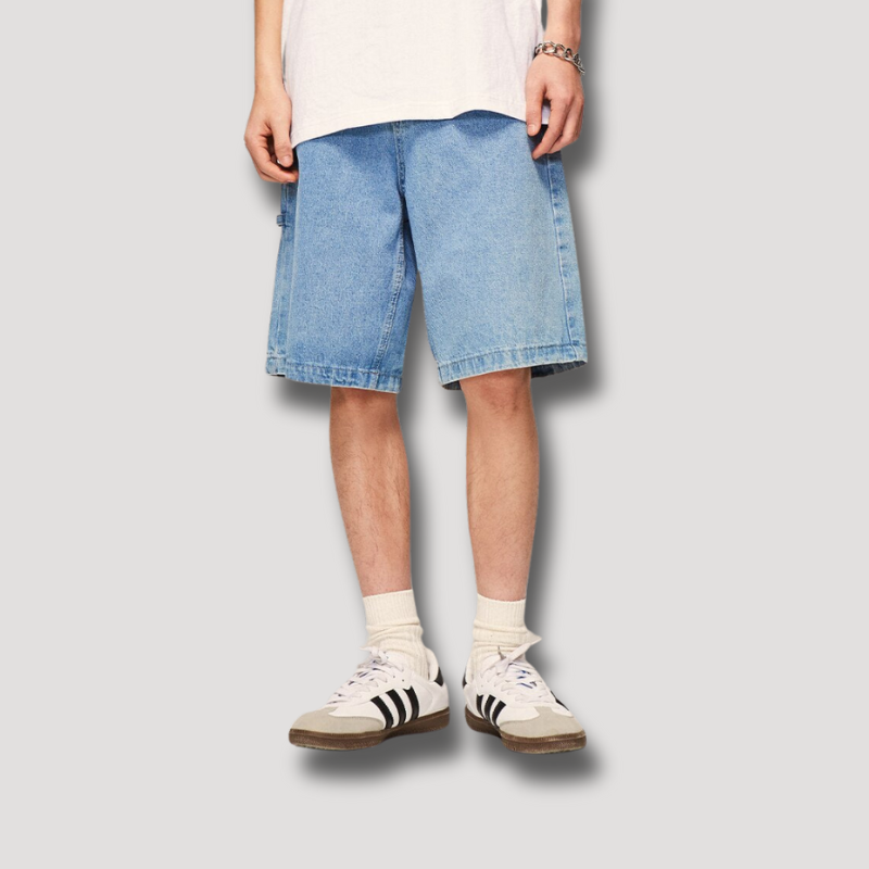 Y2K Bermuda Denim Shorts - Streetwear vintage kleding voor mannen