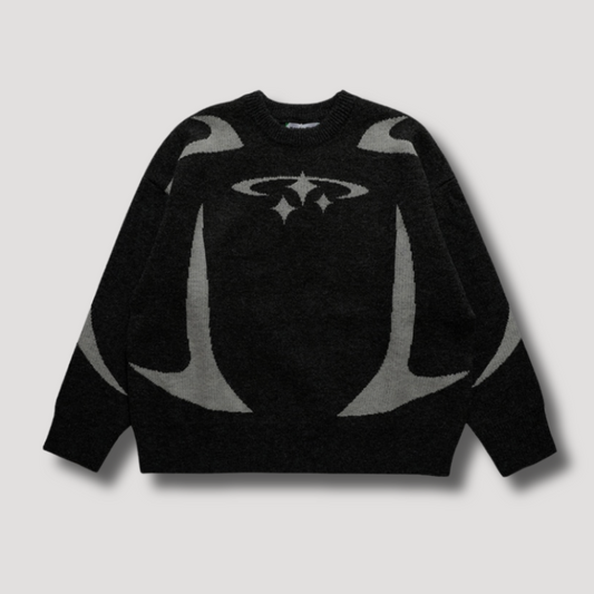 Y2k Star Gothic Vintage Sweater - Streetwear voor mannen en vrouwen