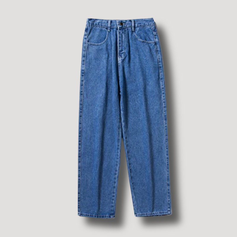 Halfhoge Jeans in Koreaanse Stijl Y2K Streetwear