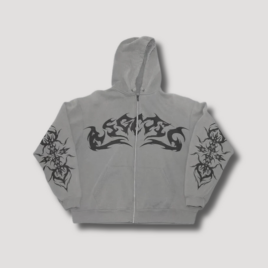 Y2k Tribal Vintage Hoodie - Streetwear voor mannen