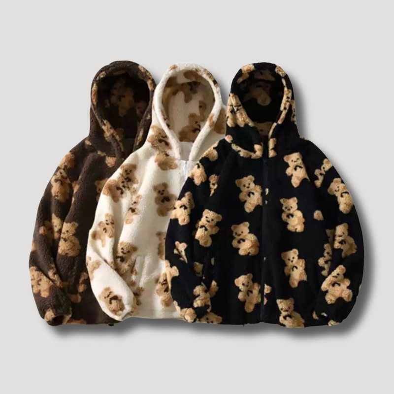 Y2K Bear Retro Style Hoodie - Streetwear voor mannen en vrouwen
