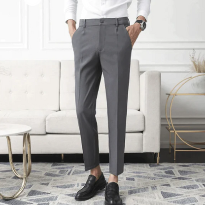 Heren Slim Fit Business Casual Broek