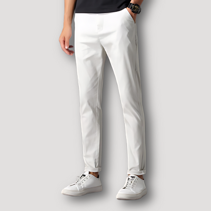 Casual Minimalistisch Slim Fit Trouser Voor Heren