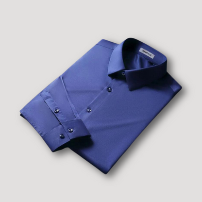 Smart Casual Getailleerde Poloshirt Lange Mouw Heren