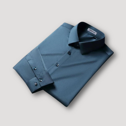 Smart Casual Getailleerde Poloshirt Lange Mouw Heren