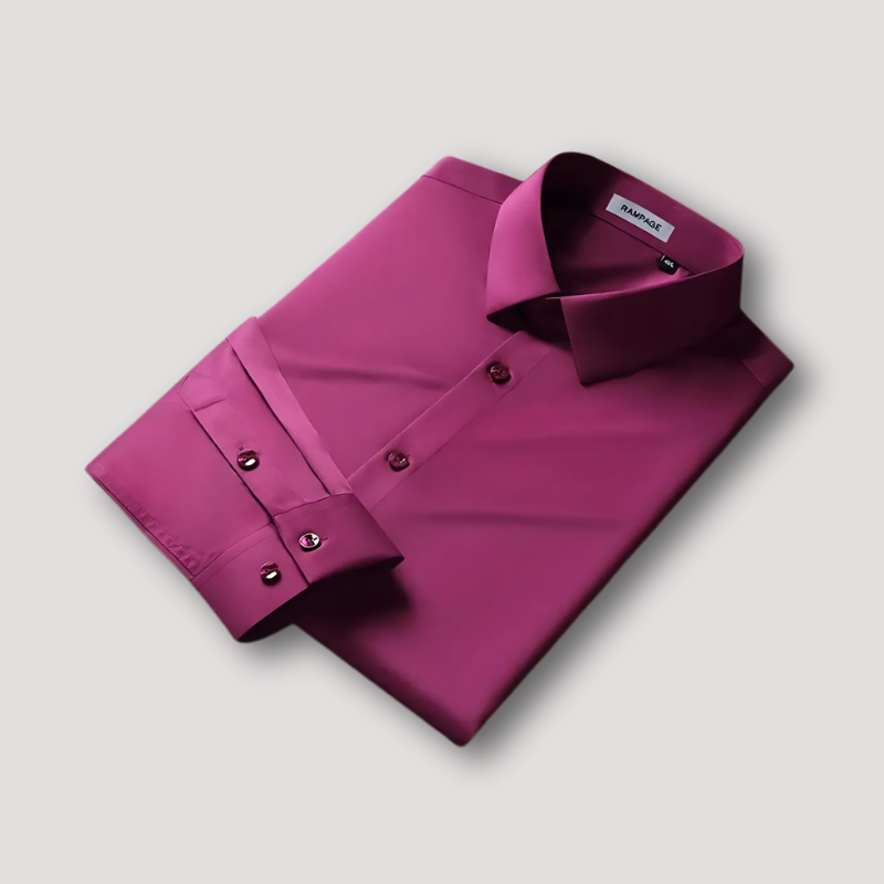 Smart Casual Getailleerde Poloshirt Lange Mouw Heren