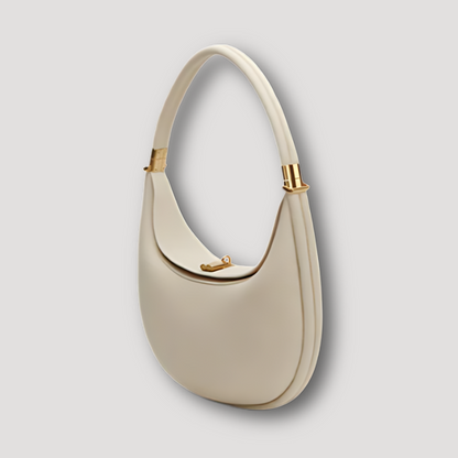 Minimalistisch Elegant Leren Moon Bag Voor Dames