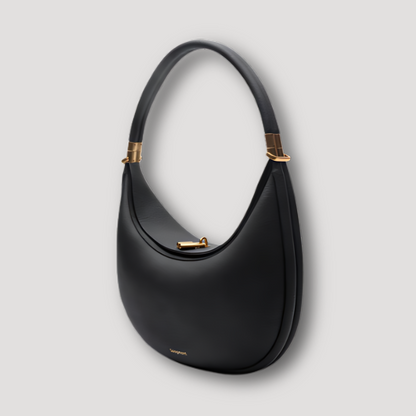 Minimalistisch Elegant Leren Moon Bag Voor Dames