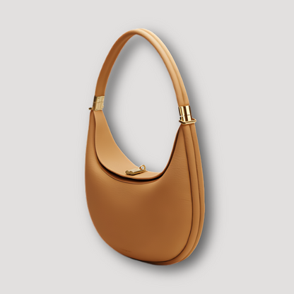 Minimalistisch Elegant Leren Moon Bag Voor Dames