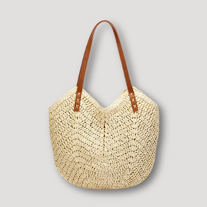 Rotan V-vorm Geweven Tote Bag