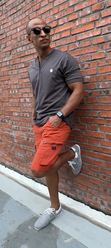 Lenard - Cargo shorts met meerdere zakken