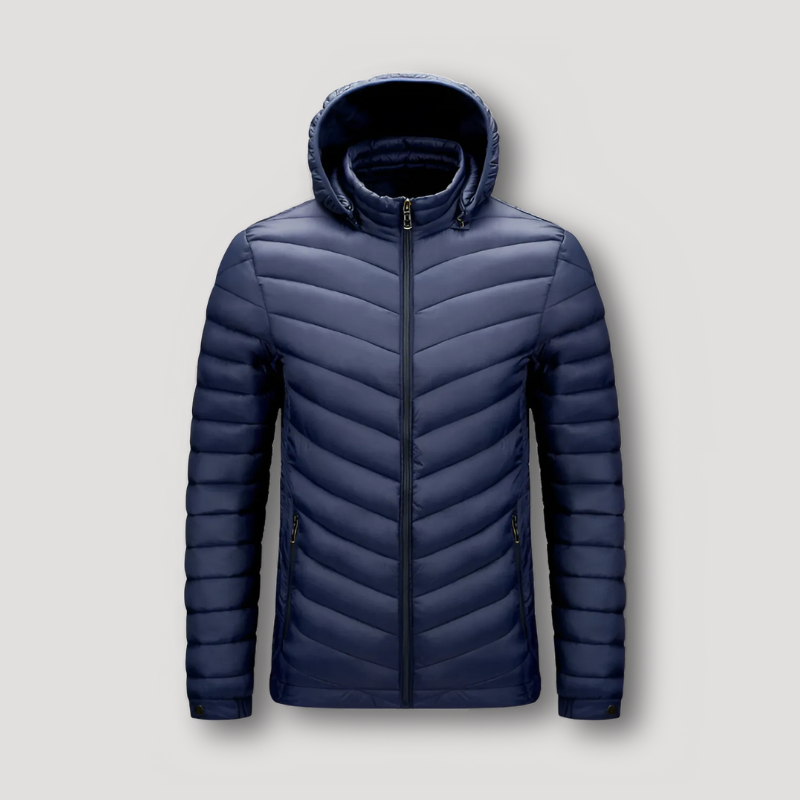 Heren Quilted Geïsoleerd Padded Aangepaste Puffer Jas