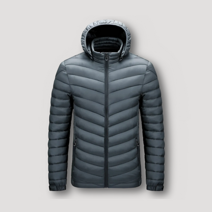 Heren Quilted Geïsoleerd Padded Aangepaste Puffer Jas