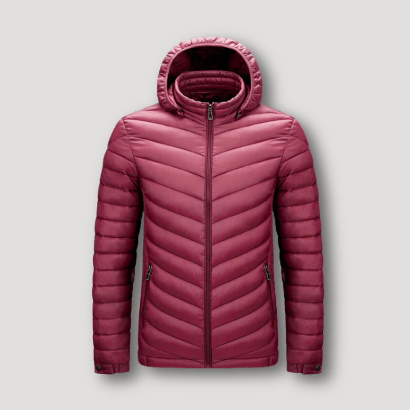 Heren Quilted Geïsoleerd Padded Aangepaste Puffer Jas