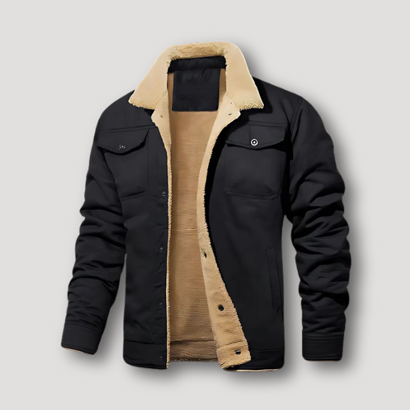 Zacht Pluche Klassiek Rugged Sherpa Trucker Workwear Jas