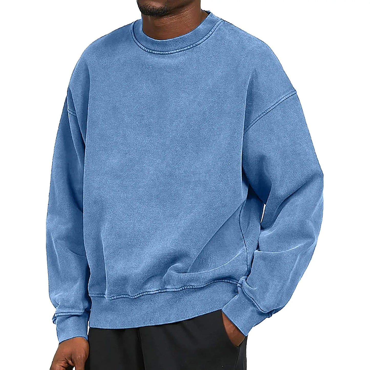 Herren Vintage pullover blau