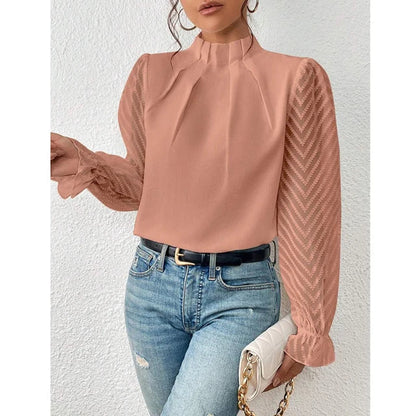 Julia - Geruffelde blouse